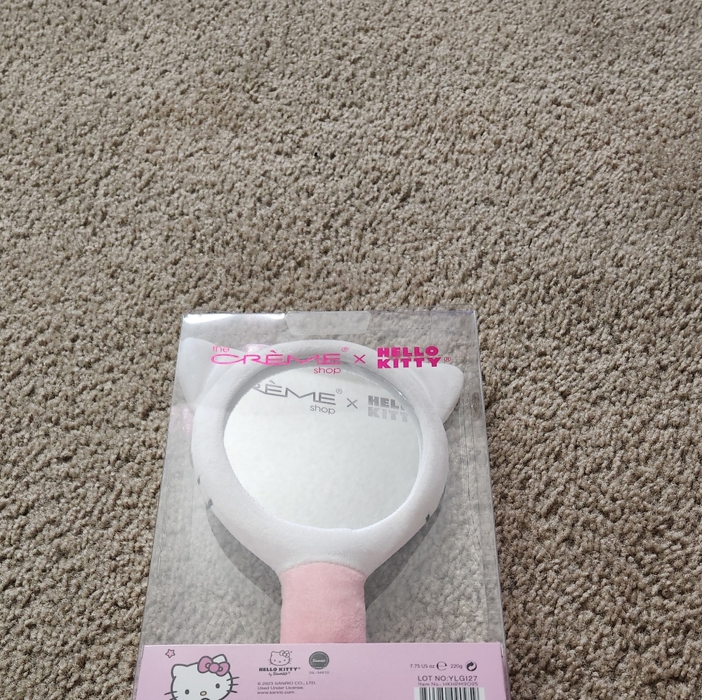 Brand new limited edition Hello Kitty plush mirror portable